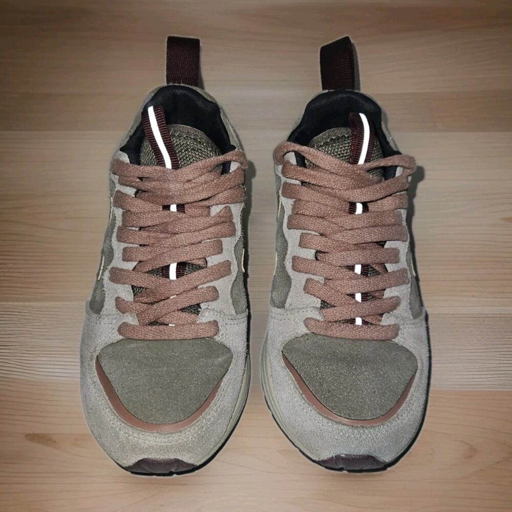 Women's Veja VENTURI Suede Khaki Sable Oxford Grey Sneakers Size EU 36 US 5 - Picture 2 of 9